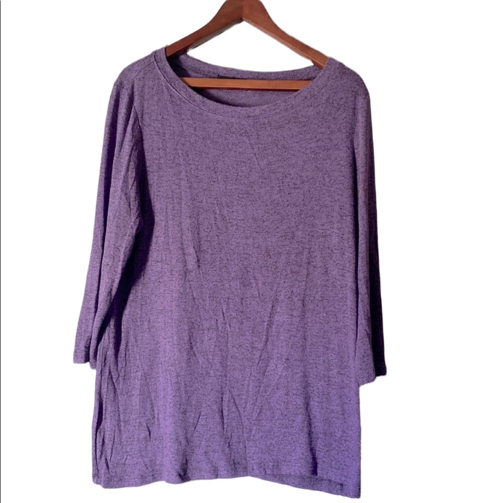 Women’s Travel Elements Purple Long Sleeved Sweater